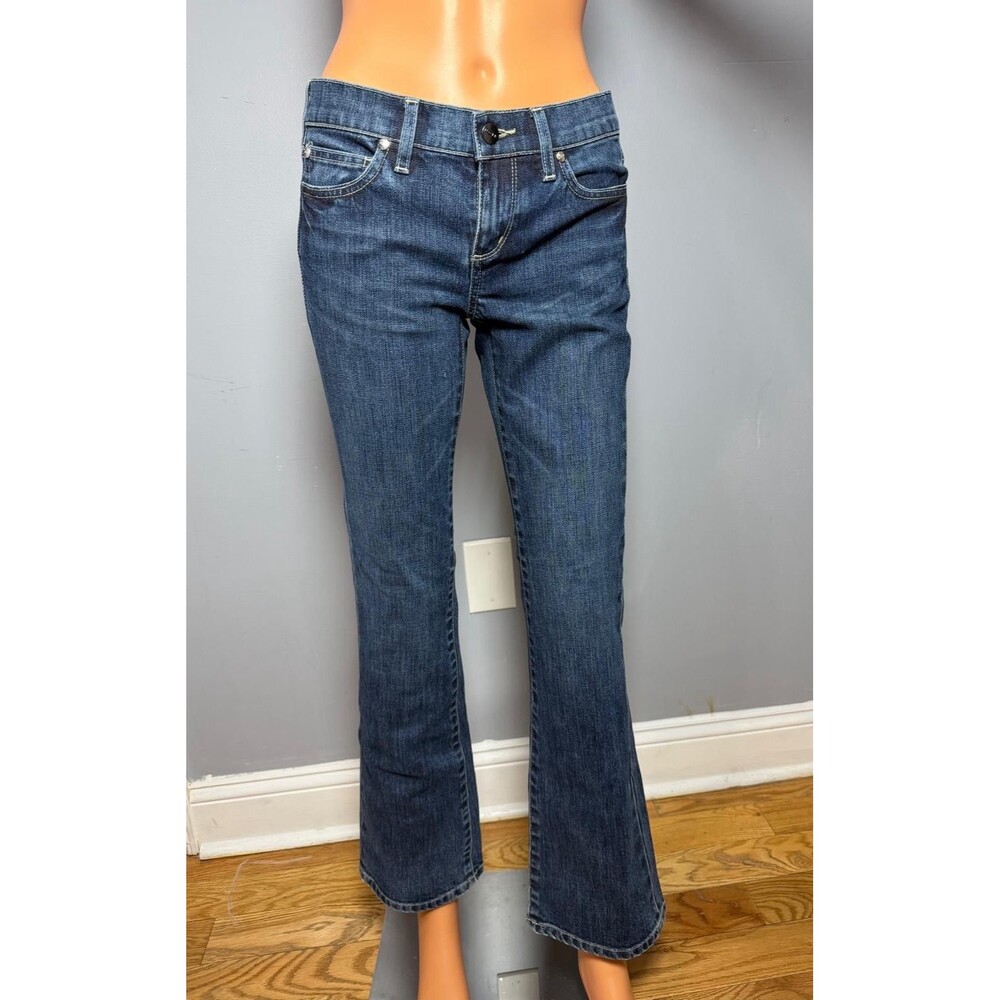Noir Womens Jeans 2S Blue Denim Embroidered Back Pockets Nordstrom Style NWT.